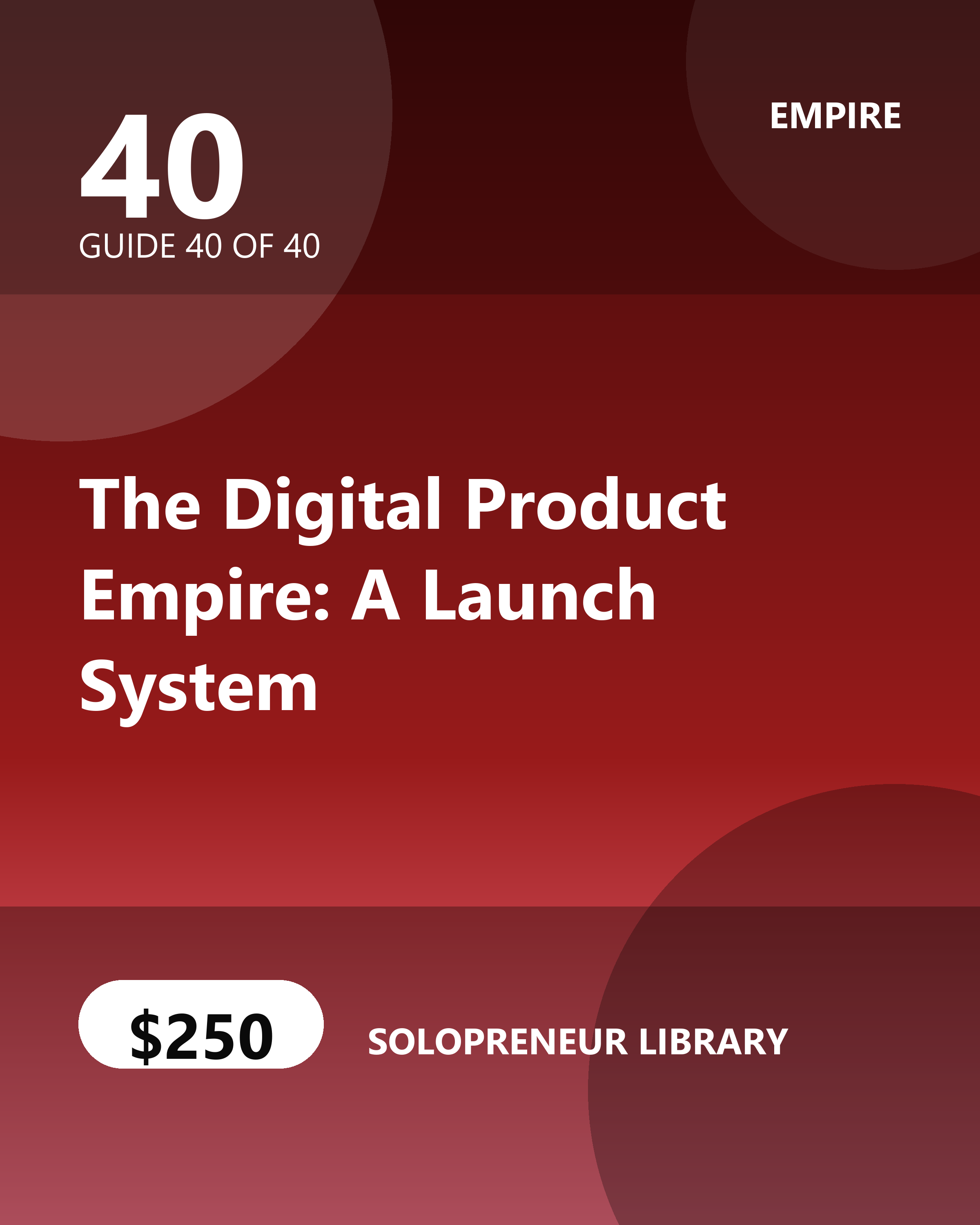 The Digital Product Empire: A Launch System