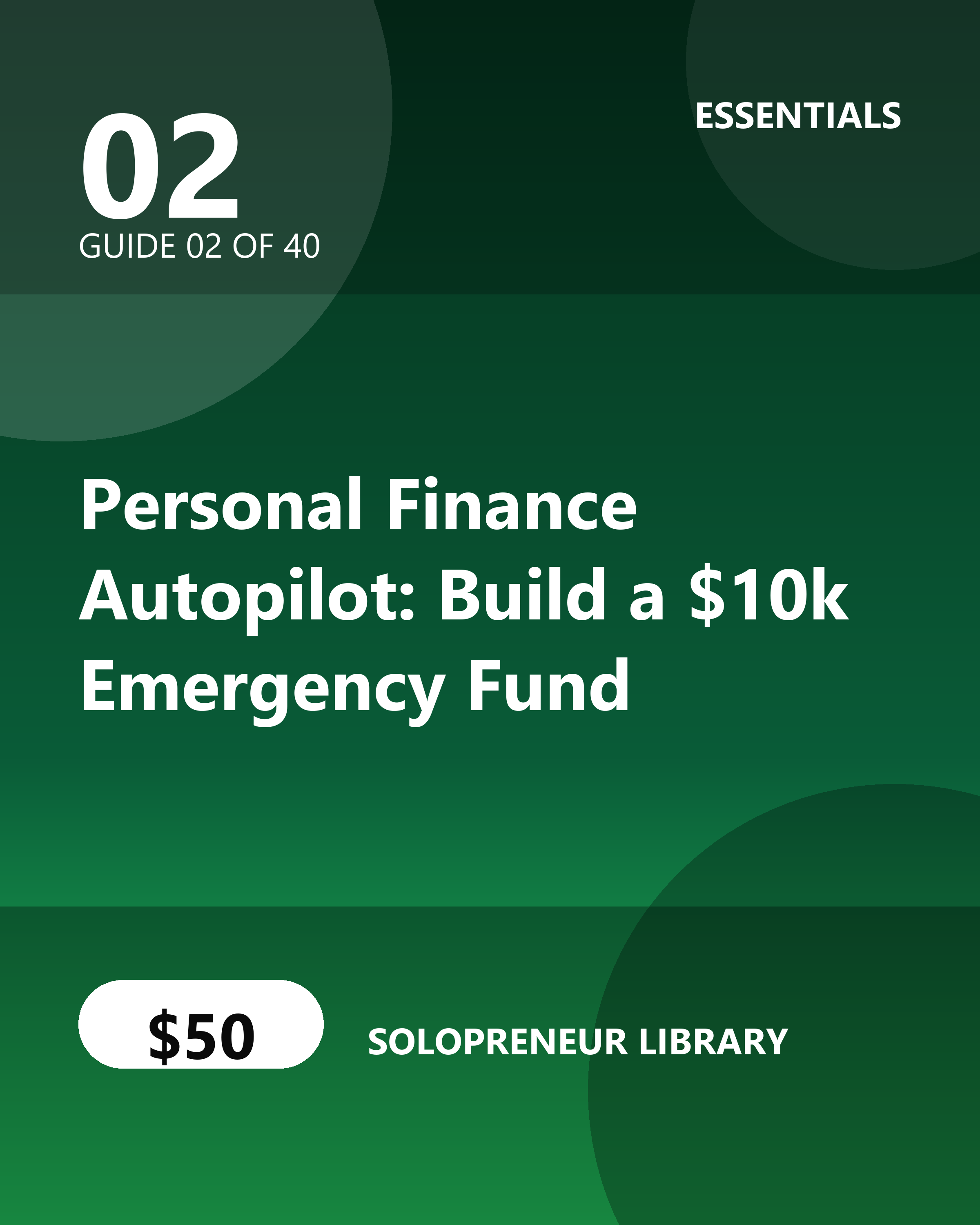 Personal Finance Autopilot: Build a $10k Emergency Fund