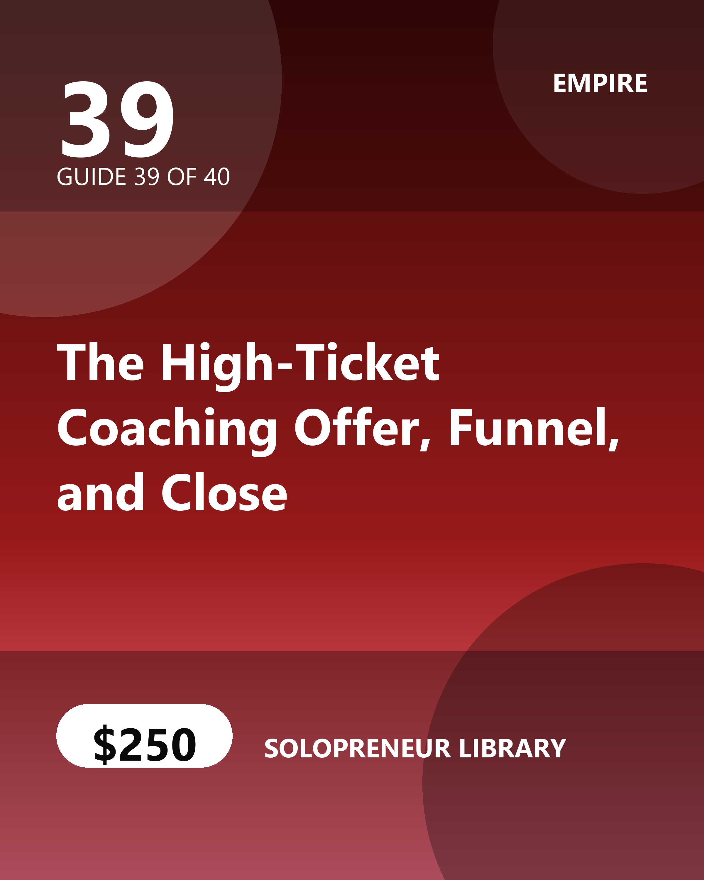 The High-Ticket Coaching Offer, Funnel, and Close