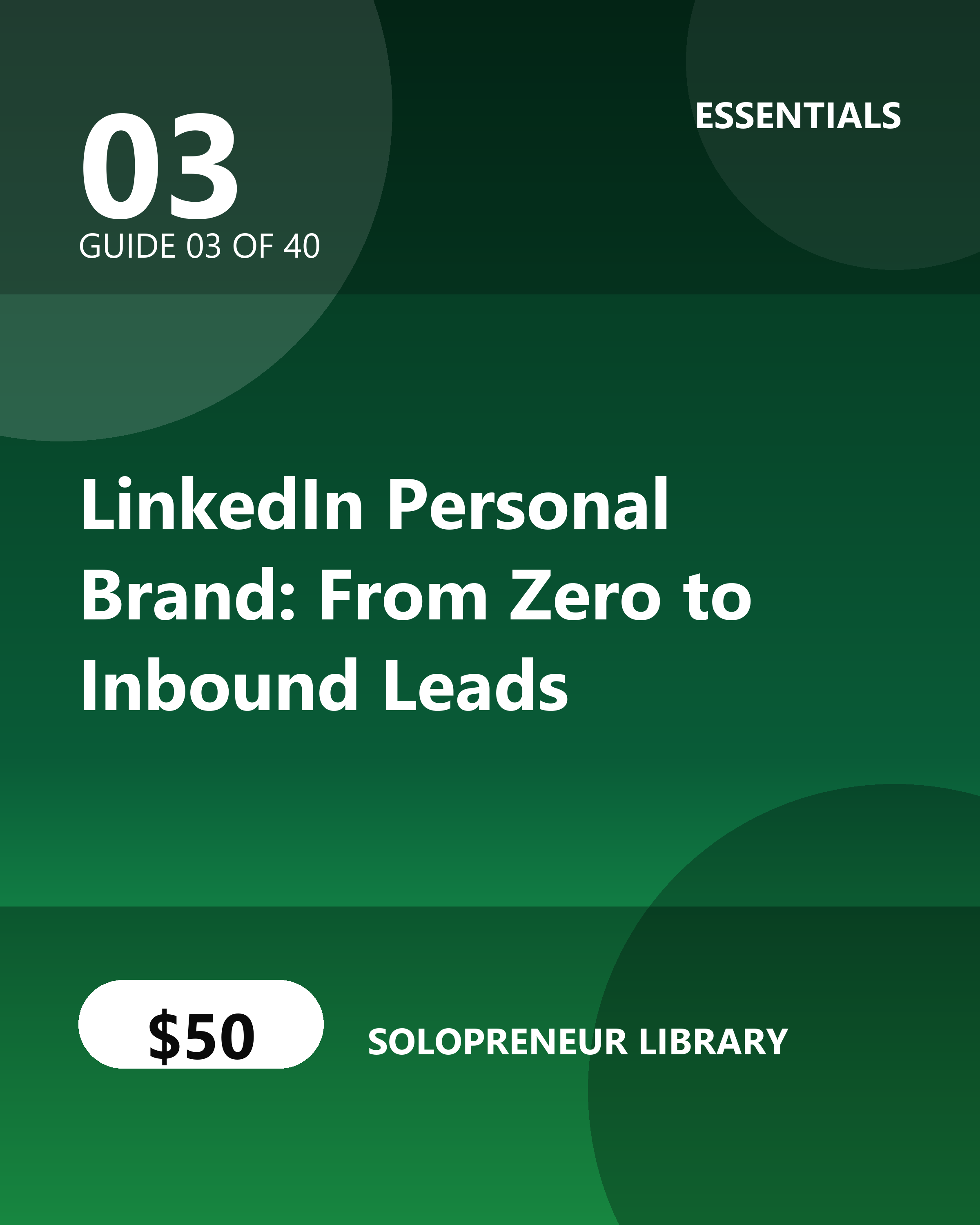 LinkedIn Personal Brand: From Zero to Inbound Leads