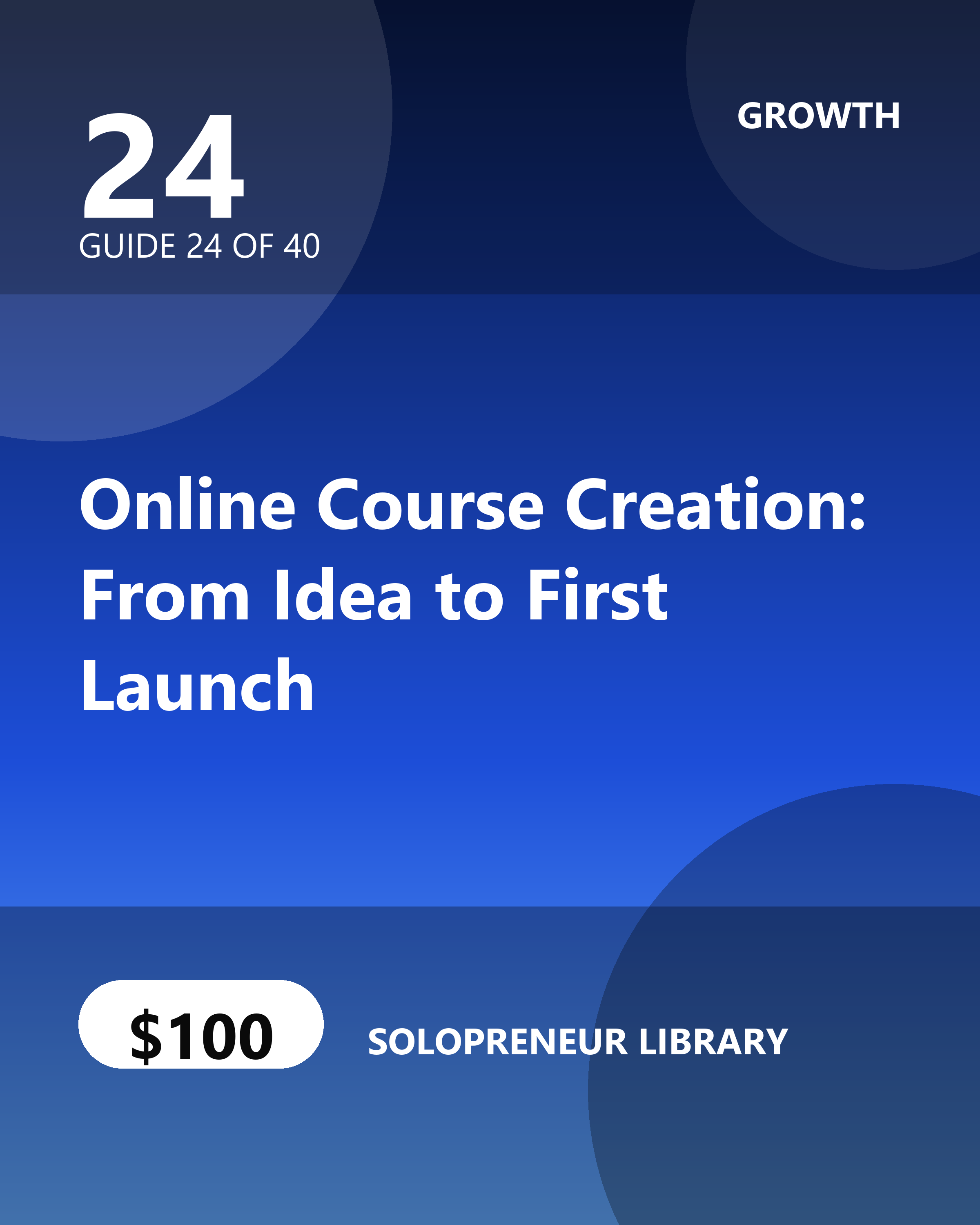 Online Course Creation: From Idea to First Launch