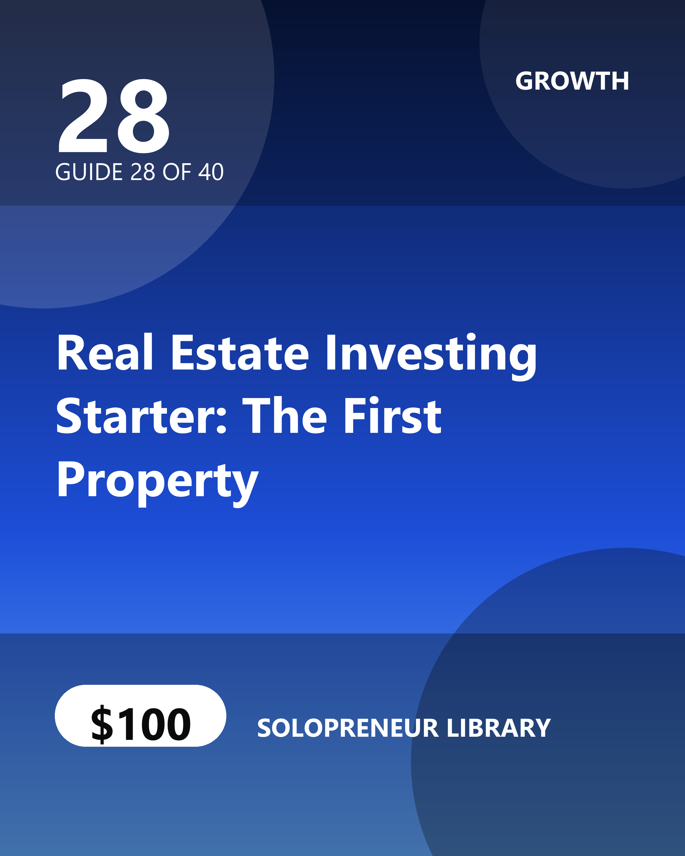 Real Estate Investing Starter: The First Property