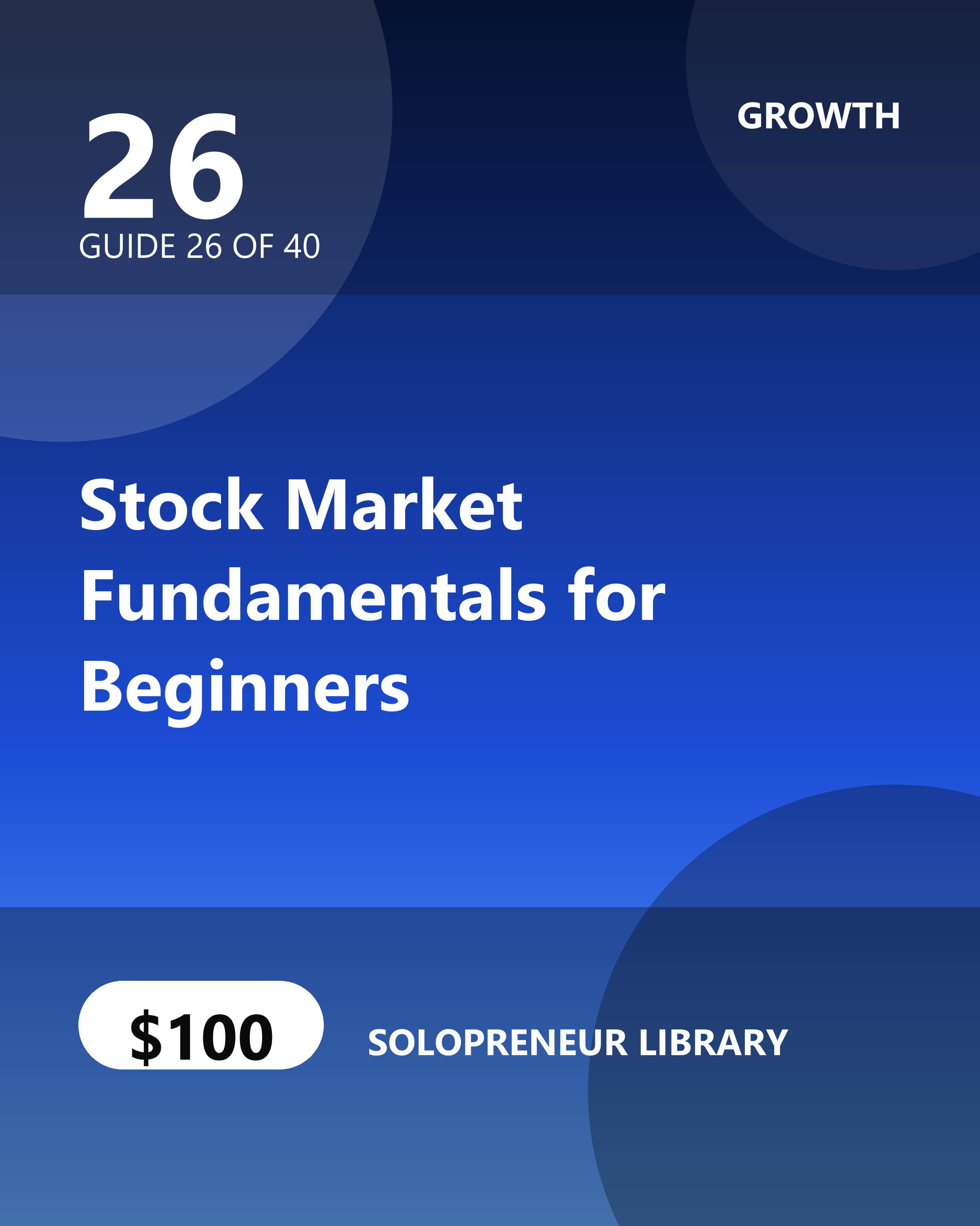 Stock Market Fundamentals for Beginners