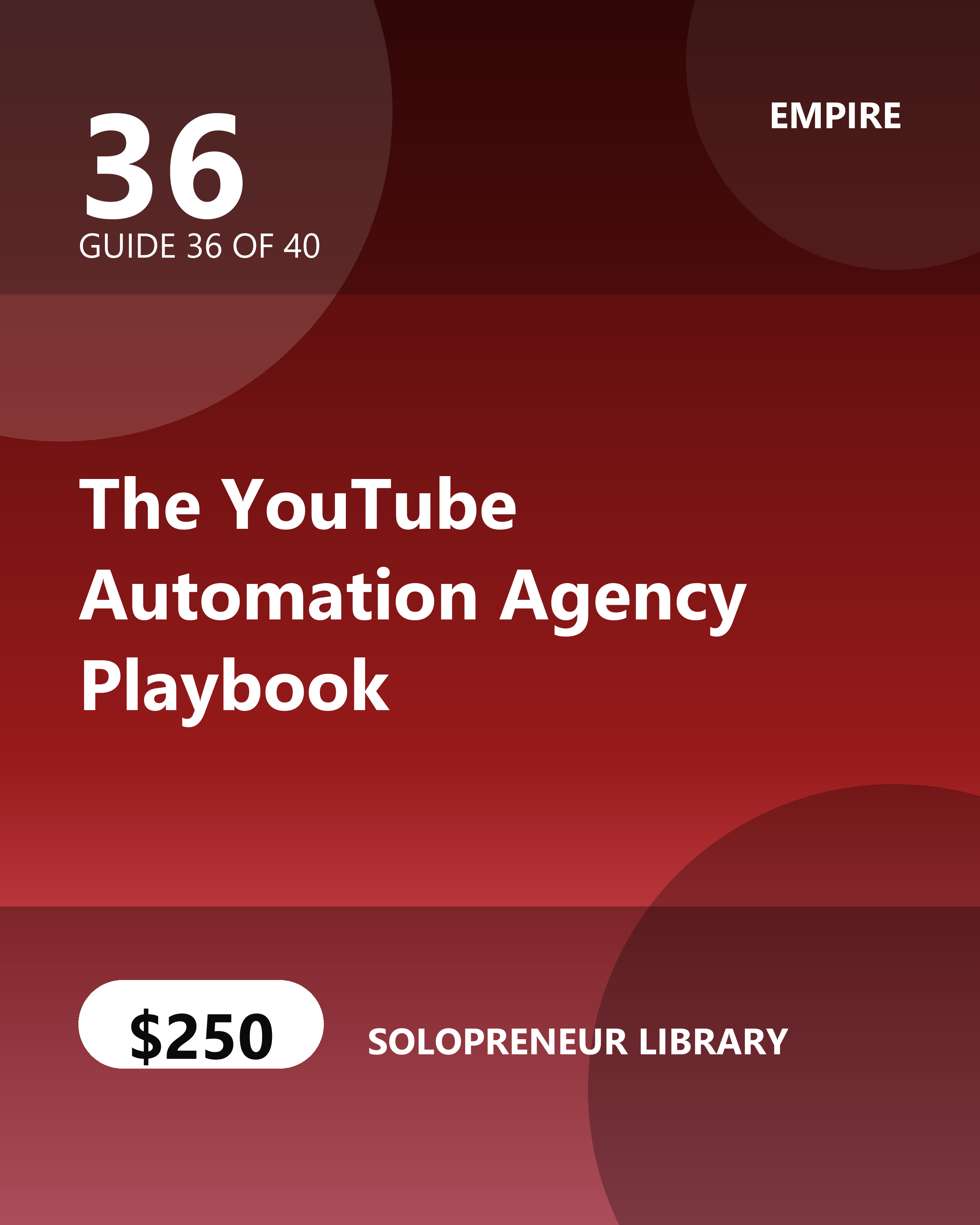 The YouTube Automation Agency Playbook